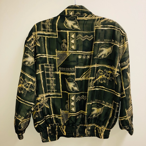Fuda International Silk Bomber Jacket - Picture 2 of 4